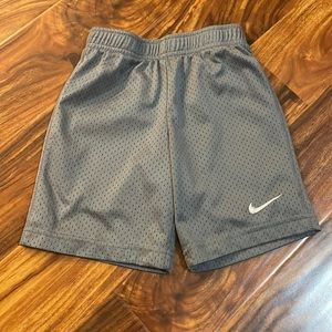Boy’s grey mesh Nike shorts